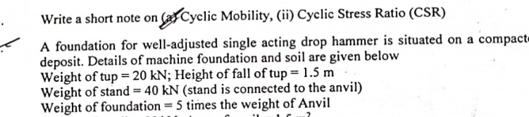 Write a short note on ( a ) Cyclic Mobility, ( ii