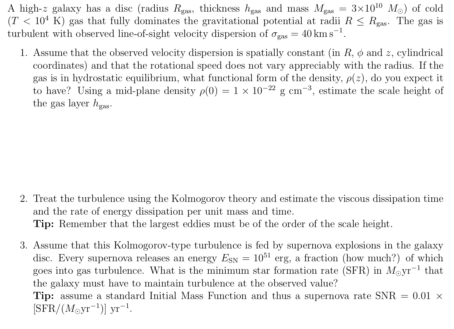 Treat the turbulence using the Kolmogorov theory