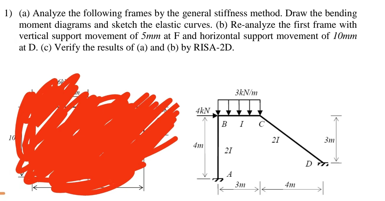 ( a ) Analyze the following frames by the general
