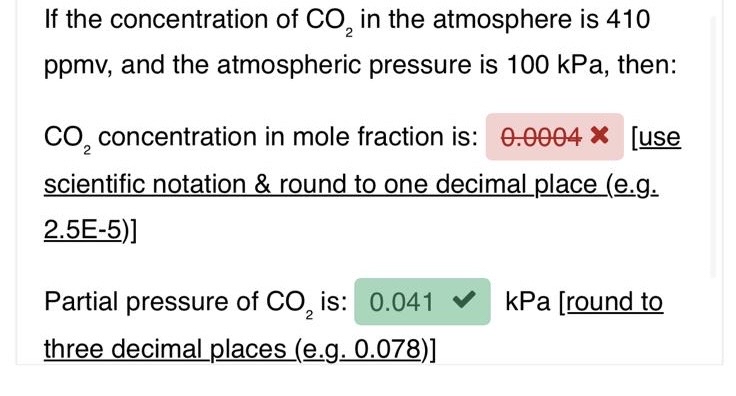 If the concentration of C O 2 in the atmosphere