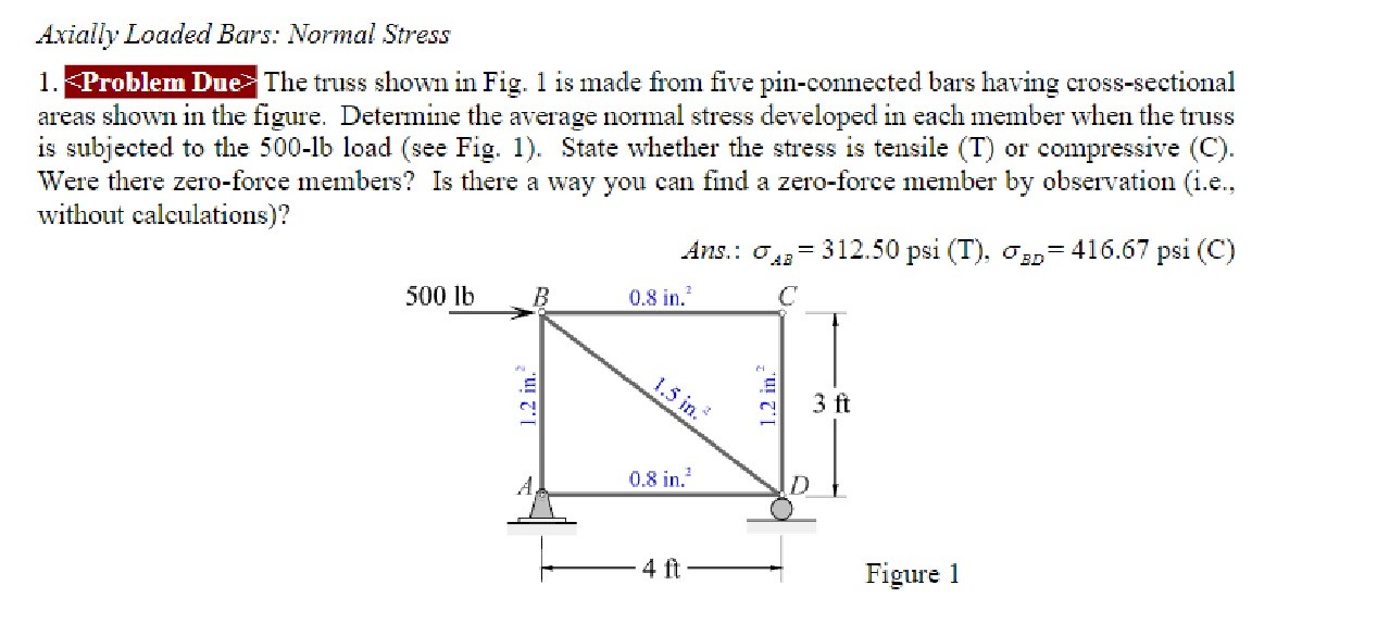 - Please draw a Free body diagram - Determine the