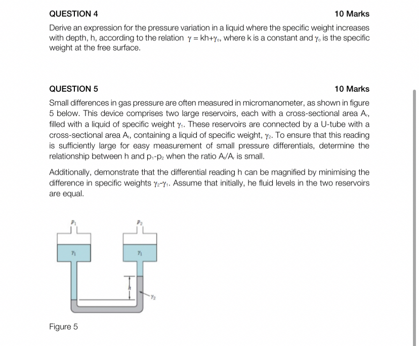 QUESTION 4 1 0 Marks Derive an expression for the