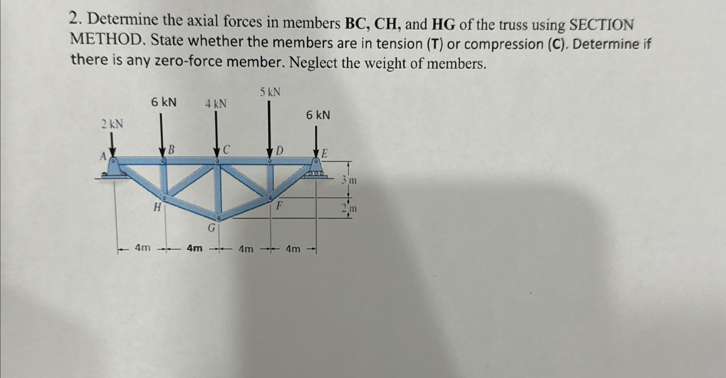 Pls help with this one! Determine the axial