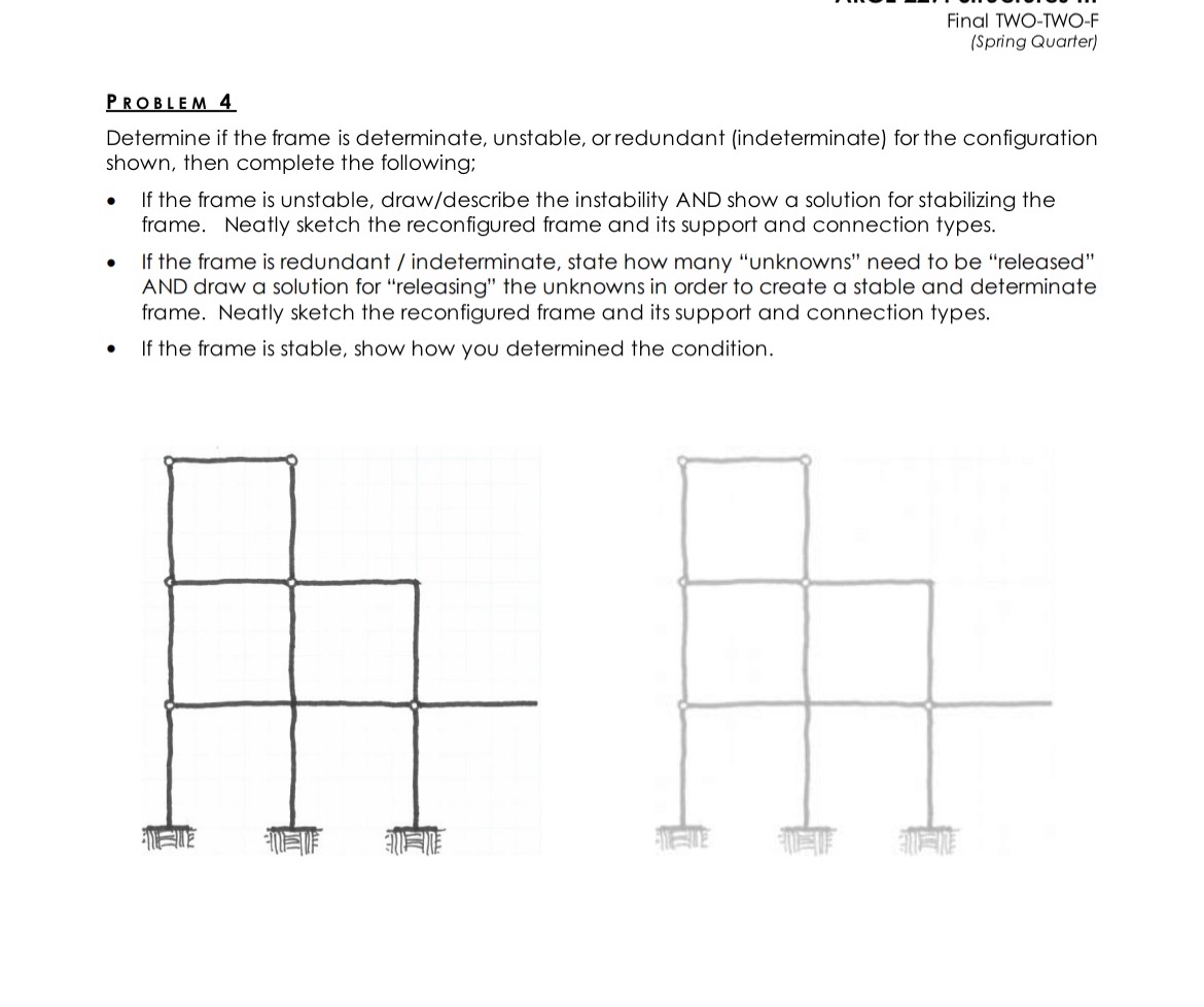 Final TWO - TWO - F ( Spring Quarter ) PROBLEM 4