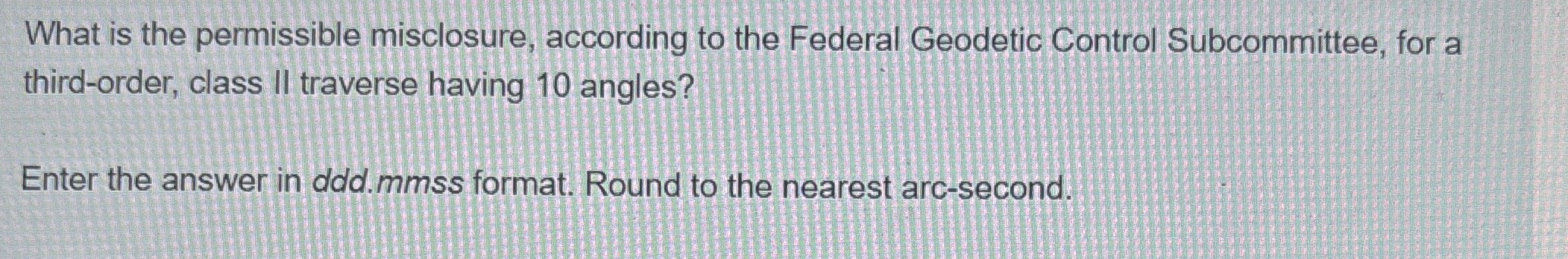 What is the permissible misclosure, according to