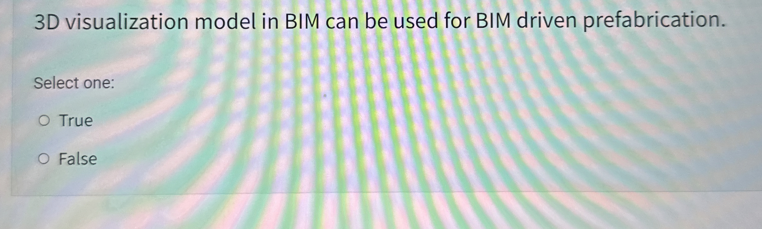 3 D visualization model in BIM can be used for