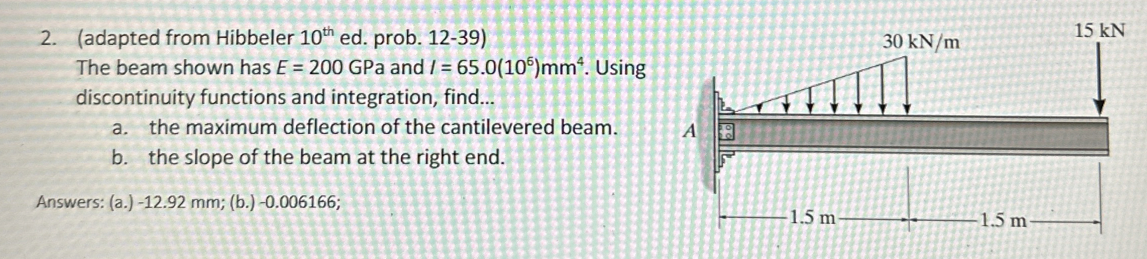 ( adapted from Hibbeler 1 0 t h ed . prob. 1 2 -