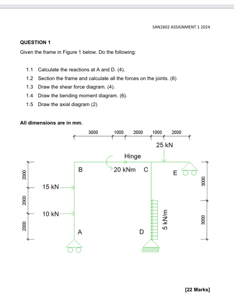 SAN 2 6 0 2 ASSIGNMENT 1 2 0 2 4 QUESTION 1 Given