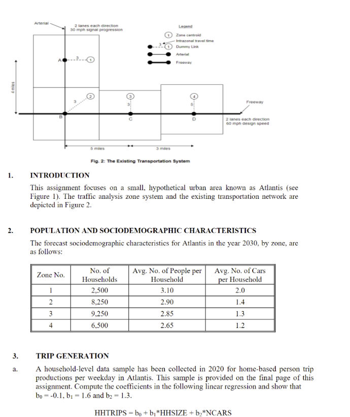 Fig. 2 : The Existing Transportation System