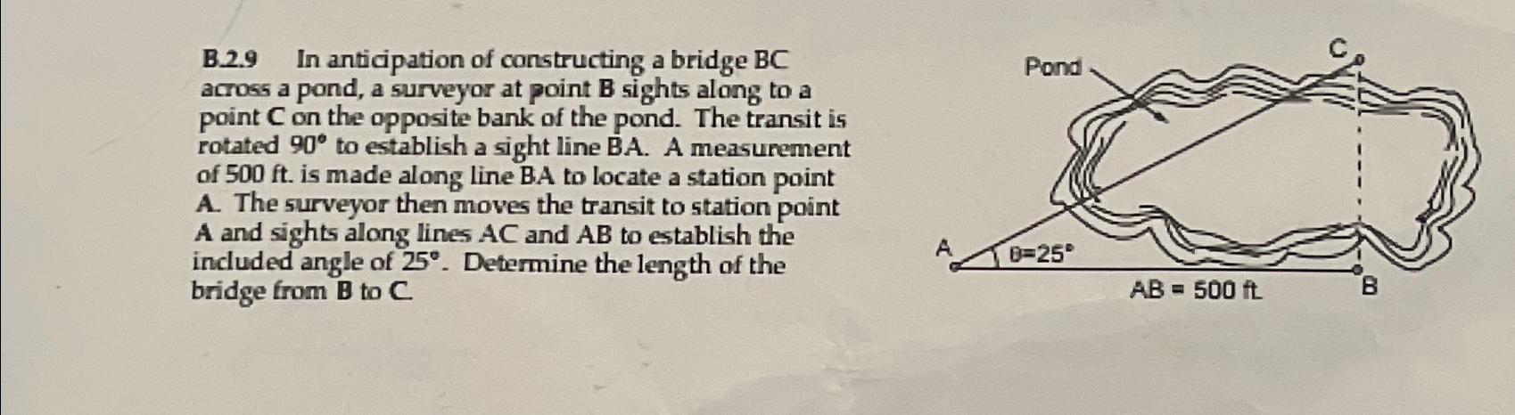 B . 2 . 9 In anticipation of constructing a