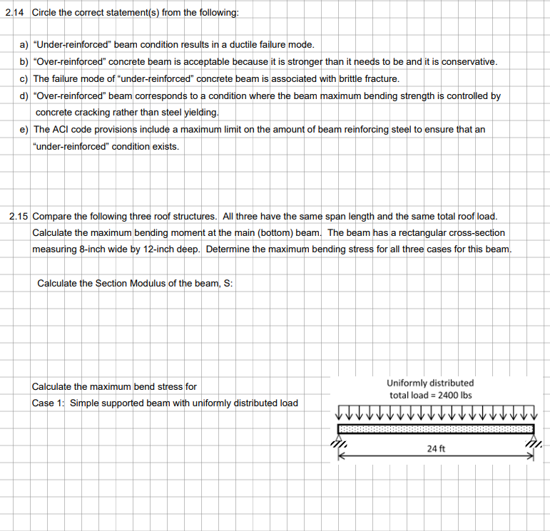 2 . 1 4 Circle the correct statement ( s ) from