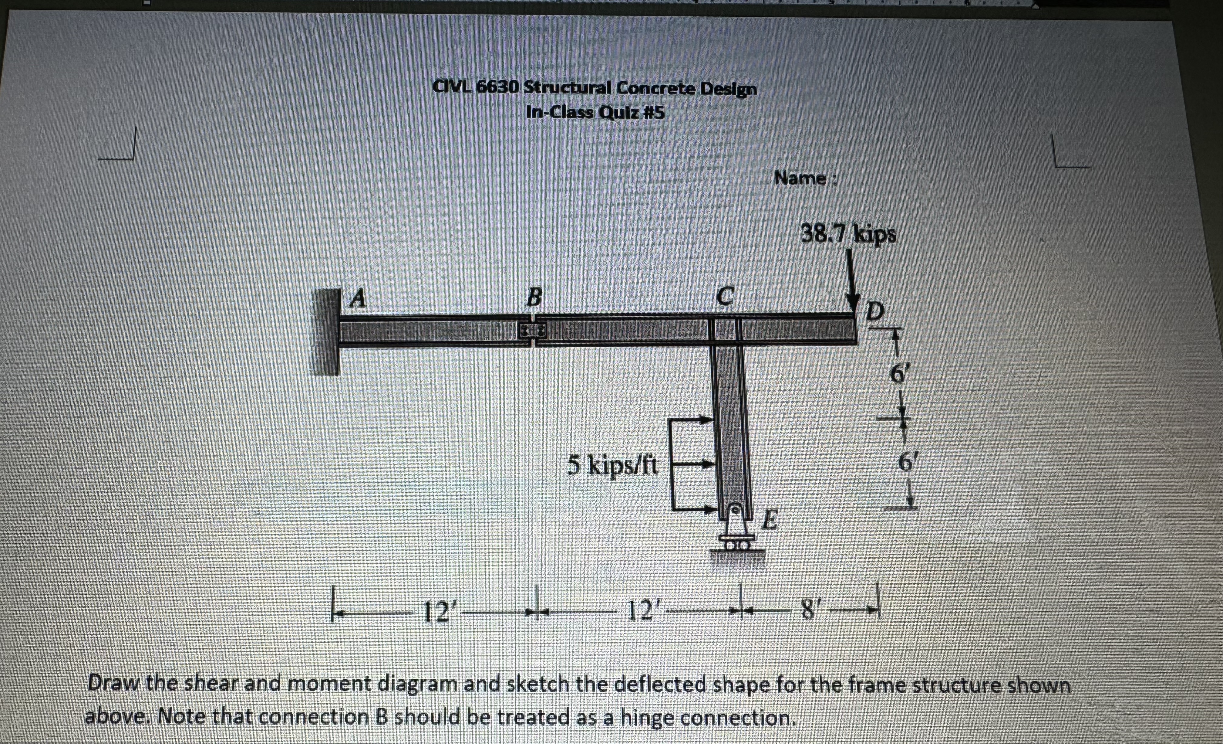 Find Shear And bending moment diagram