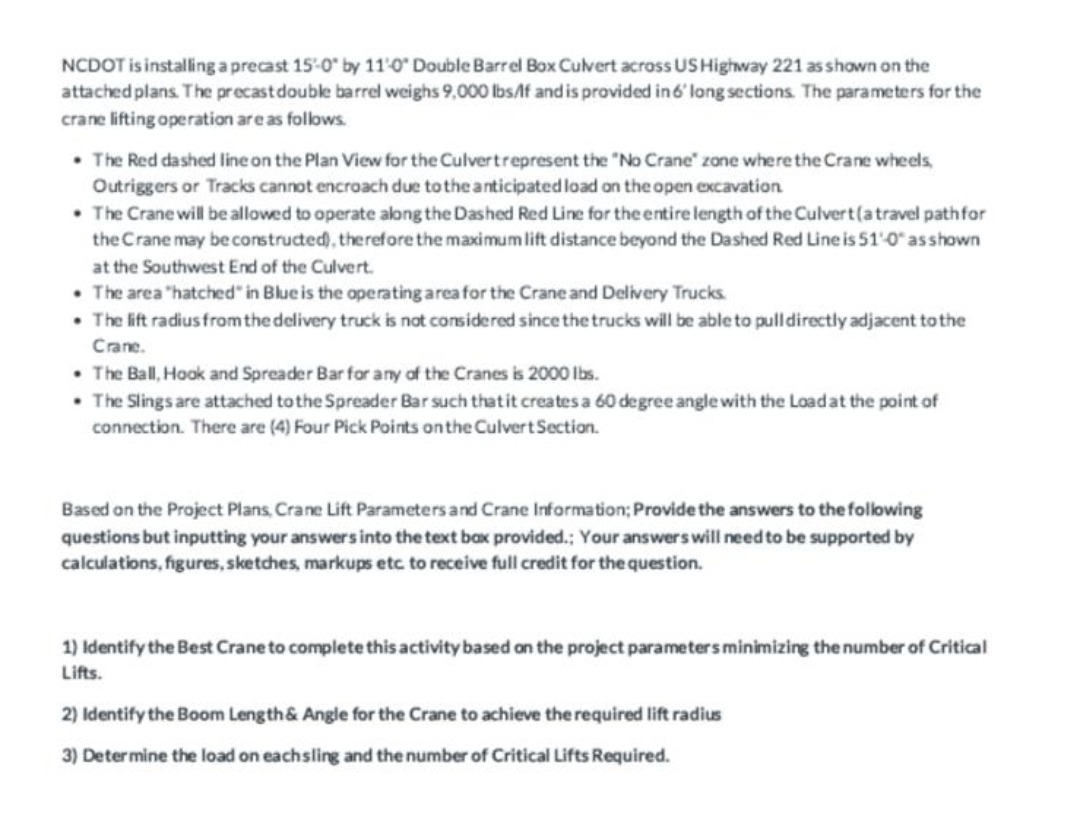 NCDOT is installing a precast 1 5 ' - 0 by 1 1 '