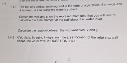 1 . 4 1 . 4 . 1 The top of a vertical retaining