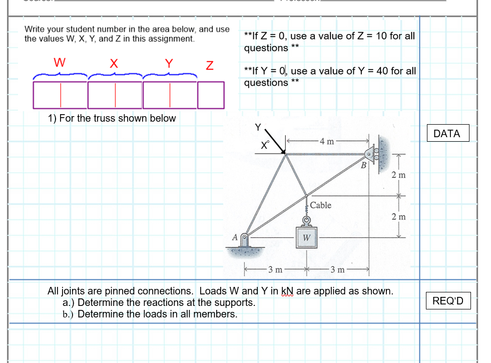 Write your student number in the area below, and