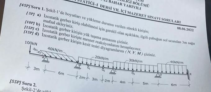 [ 4 5 P ] Soru 1 . Sekil - 1