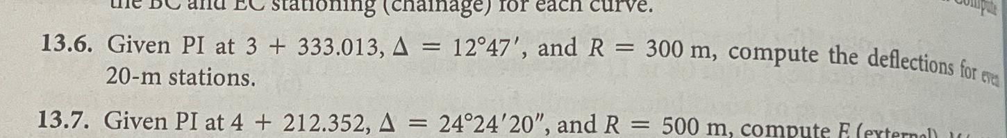 1 3 . 6 . Given PI at 3 + 3 3 3 . 0 1 3 , = 1 2 4