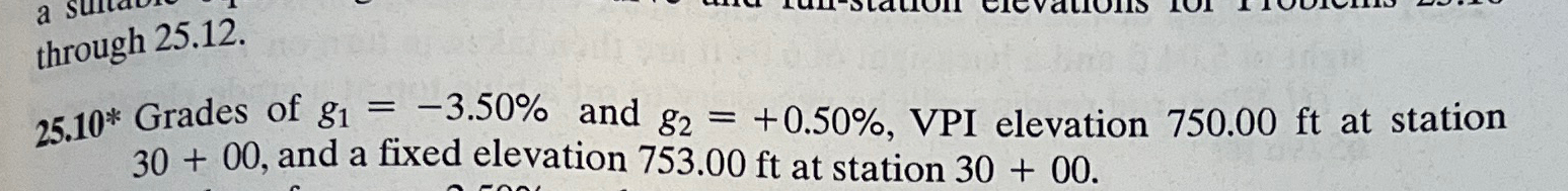 Grades of g 1 = - 3 . 5 0 % and g 2 = + 0 . 5 0 %