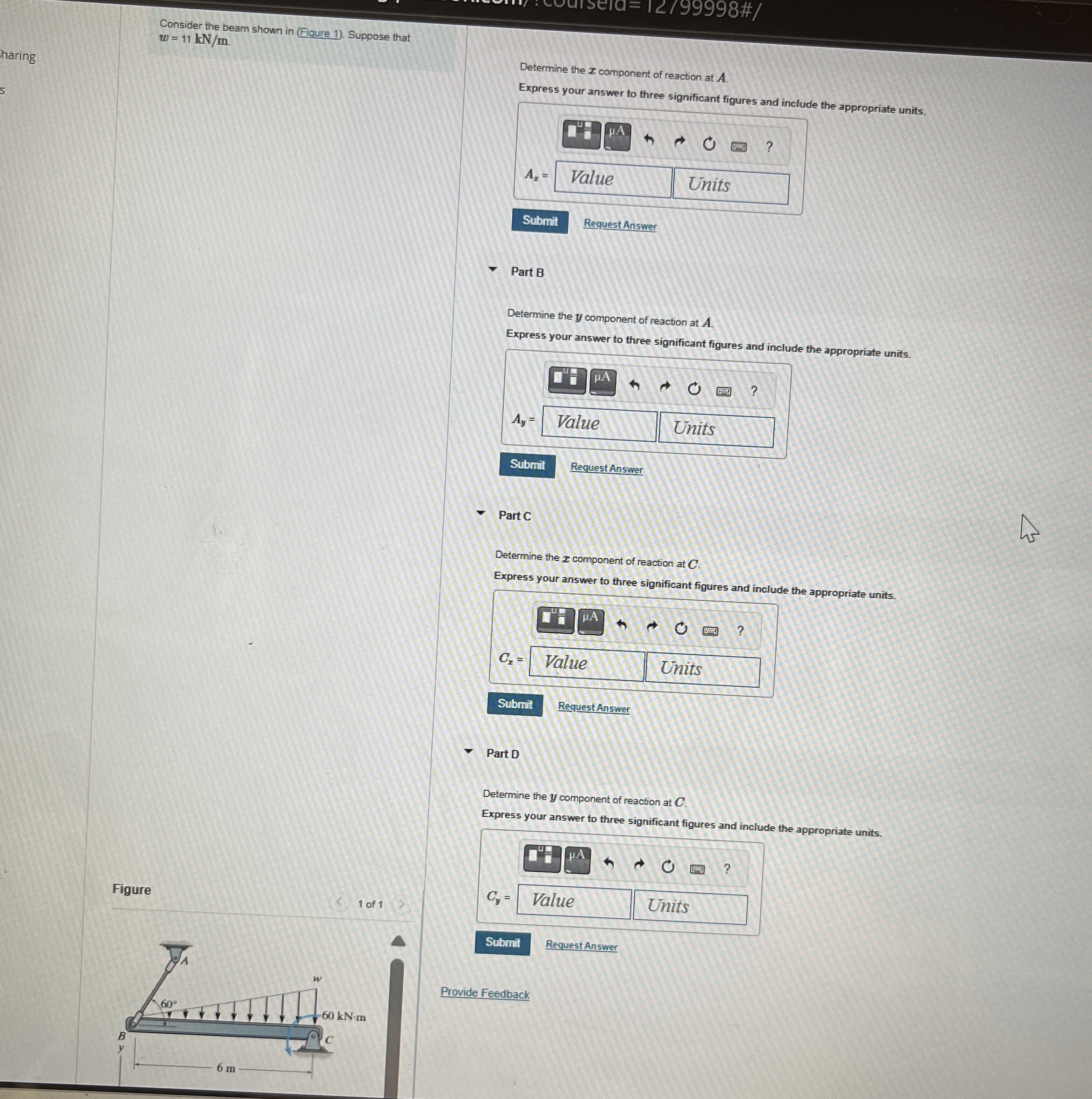 Consider the beam shown in ( Figure 1 ) . Suppose