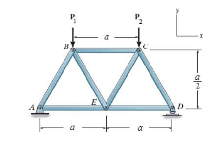 The not - to - scale truss shown in ( Figure 1 )