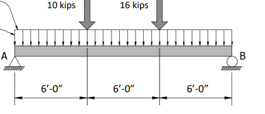 A 1 6 0 lb / ft 3 reinforced concrete beam