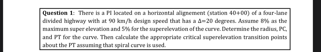 Question 1 : There is a PI located on a