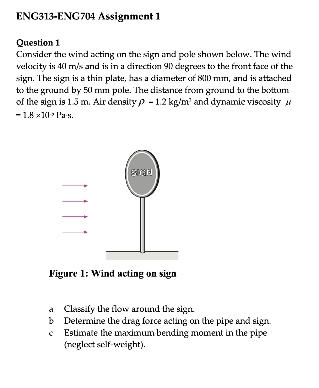 ENG 3 1 3 - ENG 7 0 4 Assignment 1 Question 1