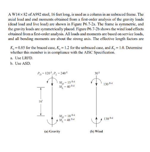 A W 1 4 8 2 of A 9 9 2 steel, 1 6 feet long, is