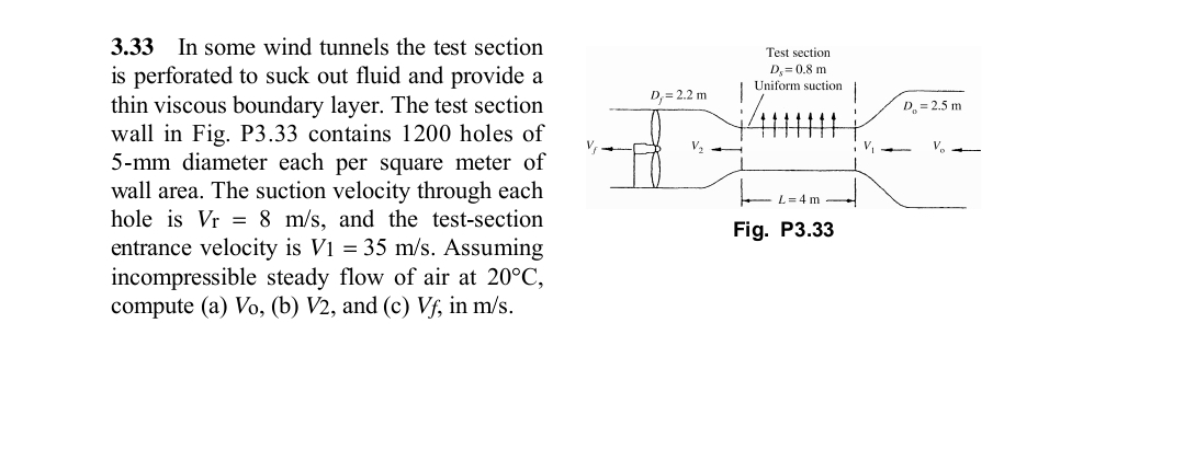 3 . 3 3 In some wind tunnels the test section is