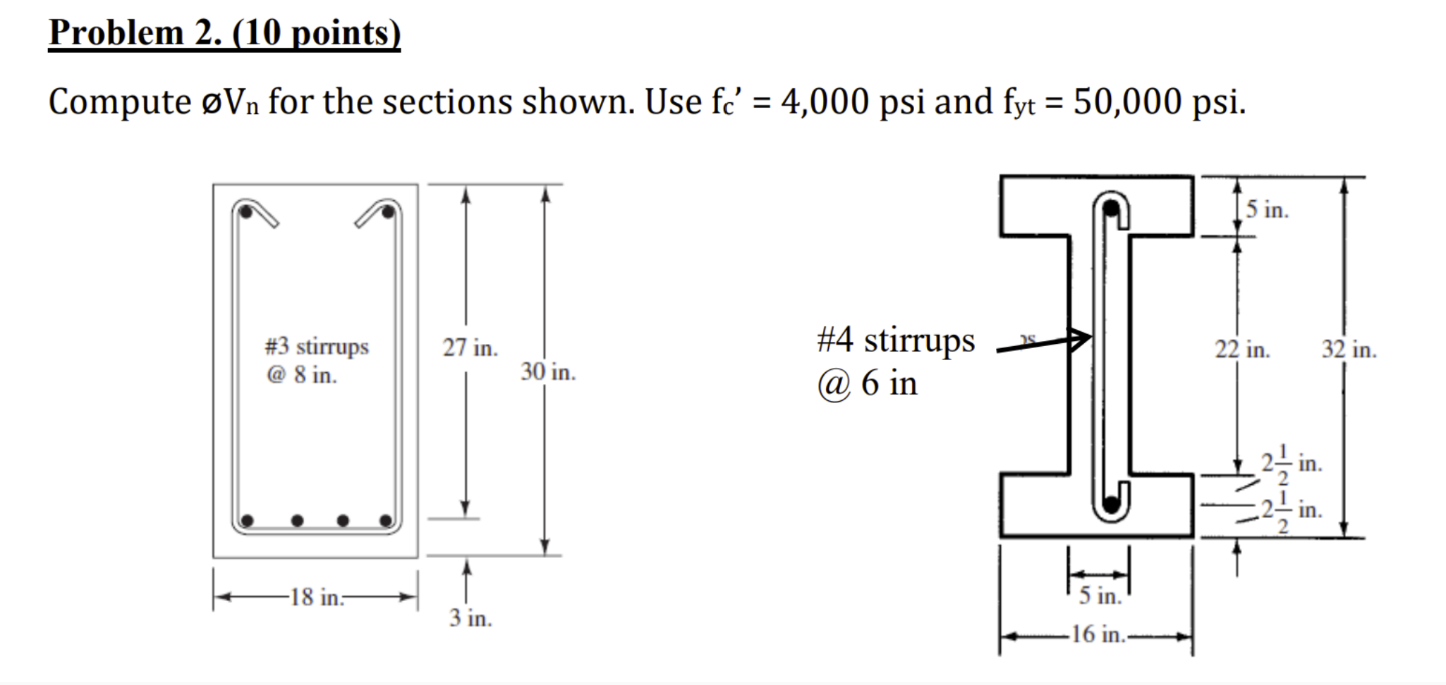 Problem 2 . ( 1 0 points ) Compute O V n for the