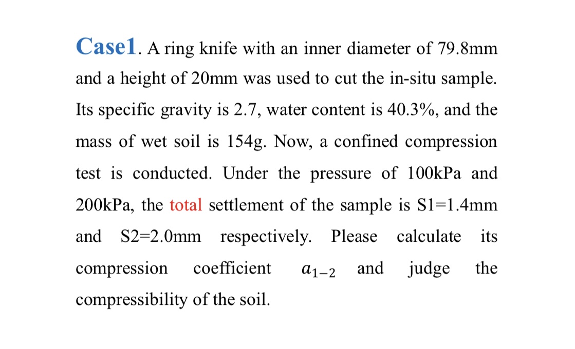 Case 1 . A ring knife with an inner diameter of 7