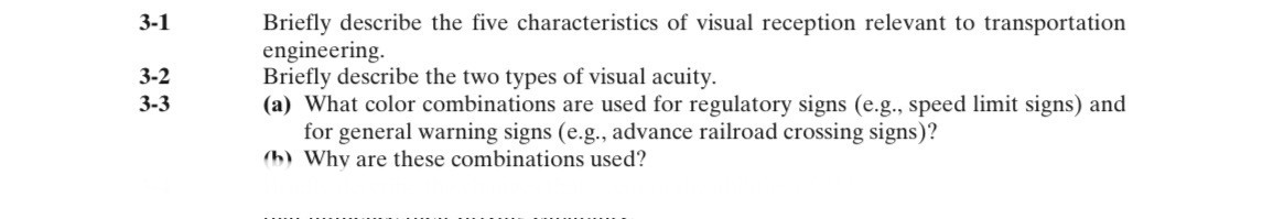 3 - 1 Briefly describe the five characteristics