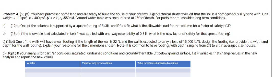Problem 4 . ( 5 0 pt ) . You have purchased some