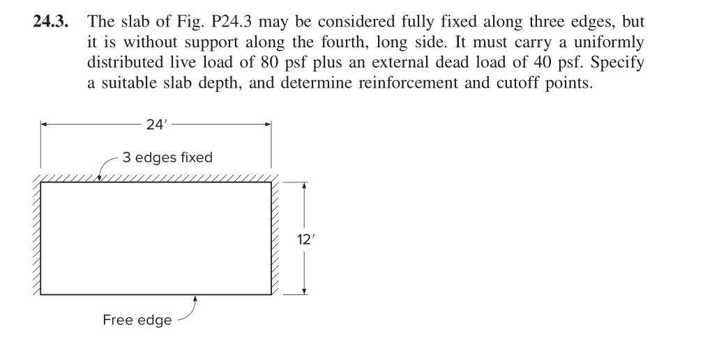 2 4 . 3 . The slab of Fig. P 2 4 . 3 may be