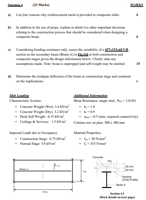 please amswer all partsb ) In addition to the use
