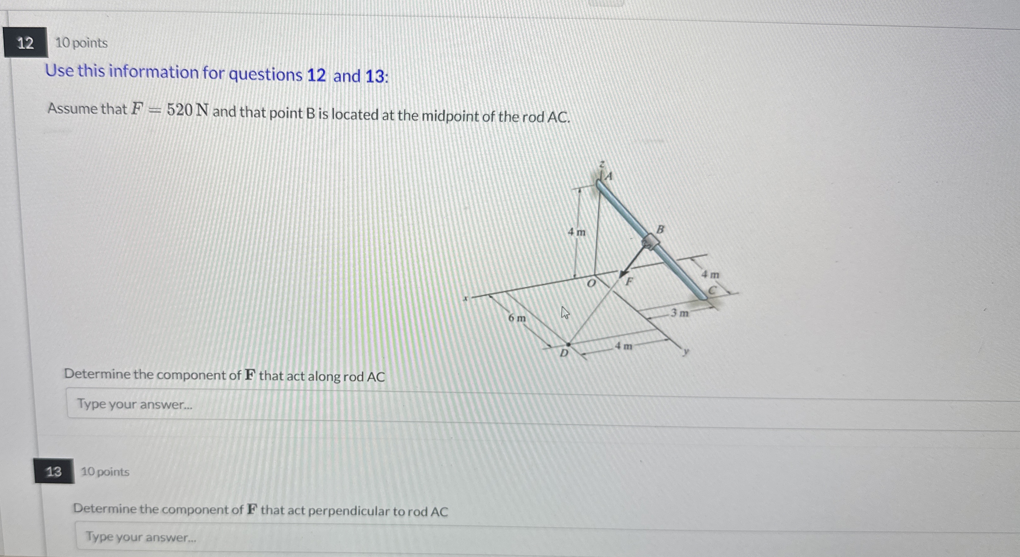 1 2 1 0 points Use this information for questions