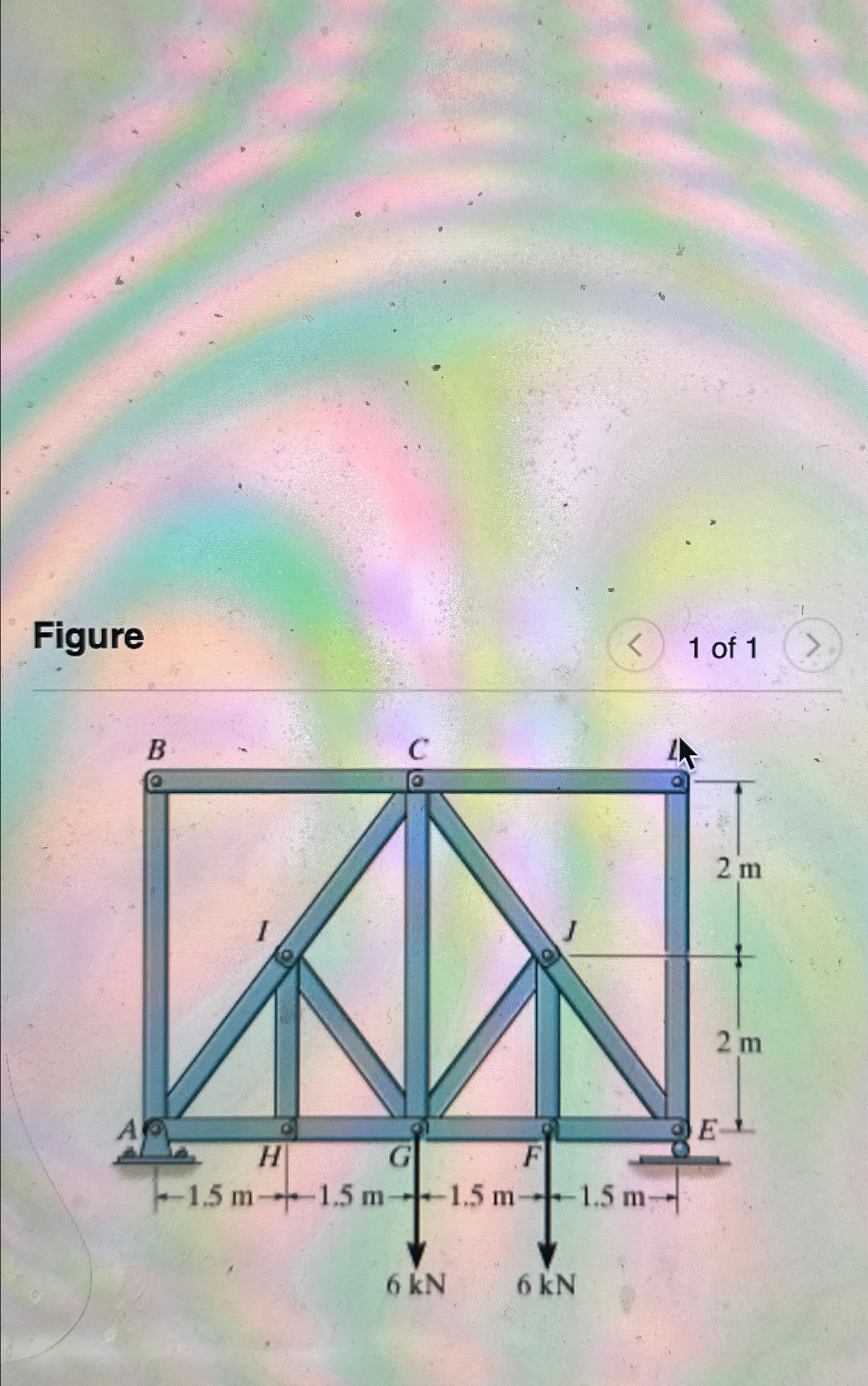 Figure 1 of 1 Determine the magnitude of the