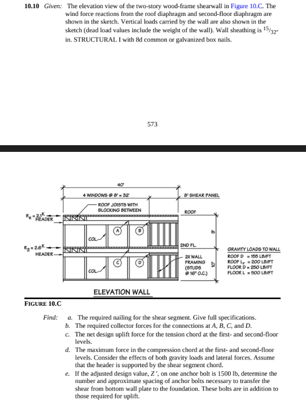 1 0 . 1 0 Given: The elevation view of the two -