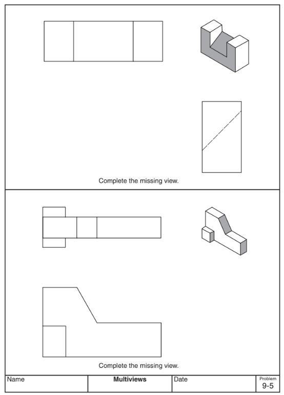 Complete the missing view. Complete the missing