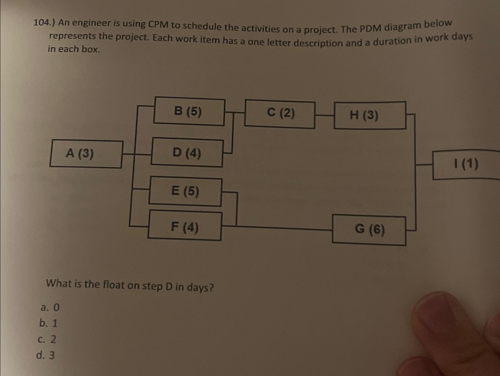 The correct answer should be 2 , i need an