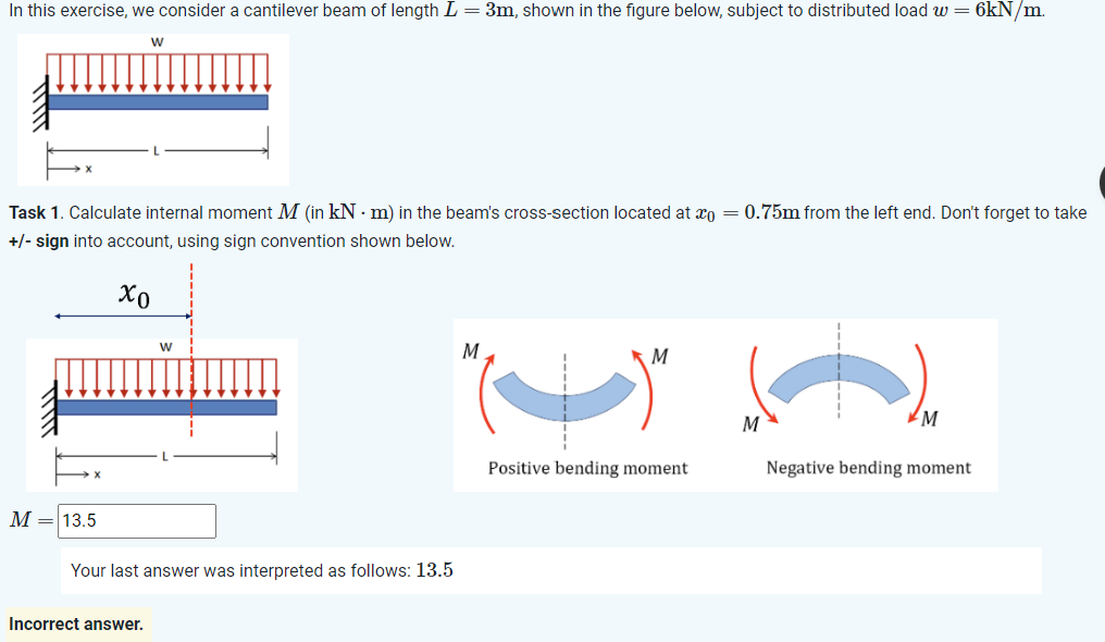 In this exercise, we consider a cantilever beam