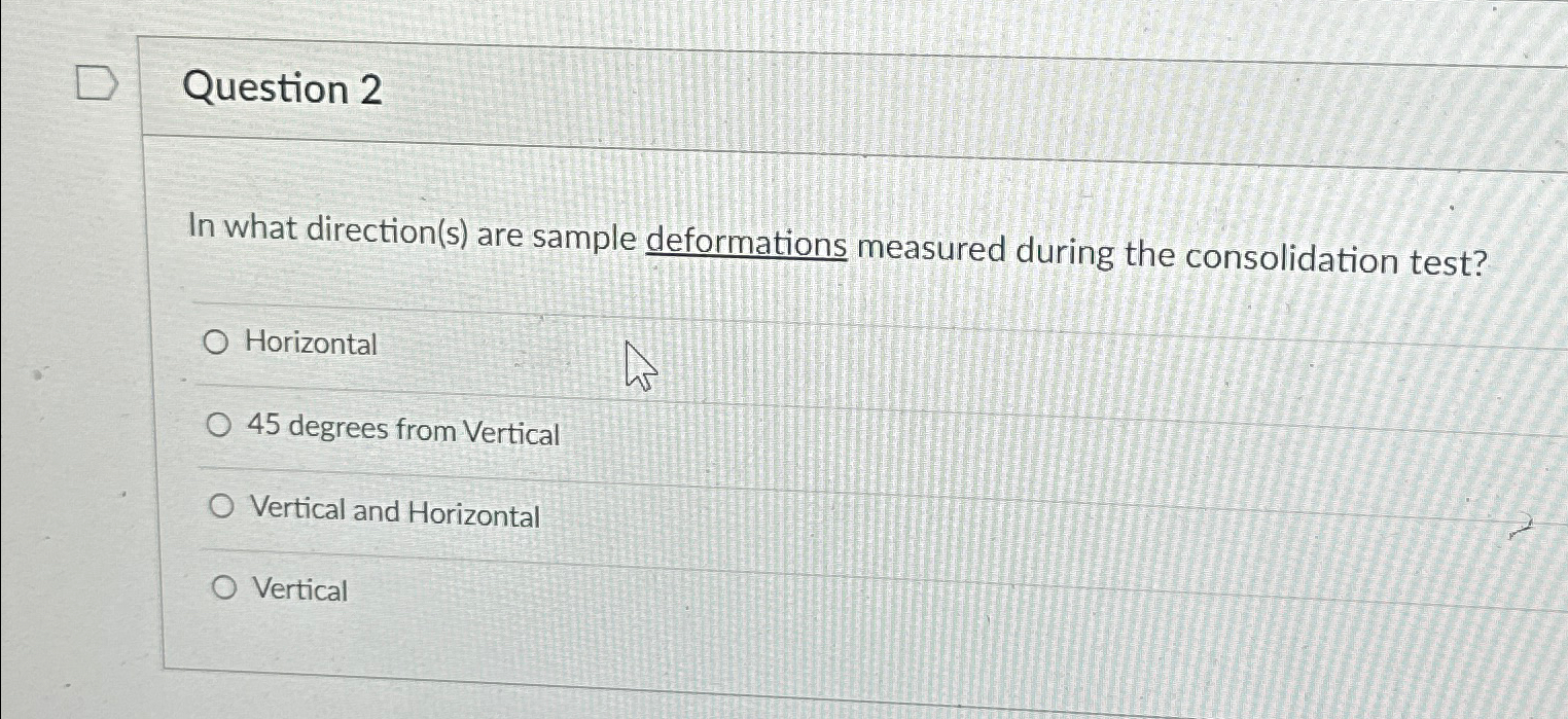 Question 2 In what direction ( s ) are sample