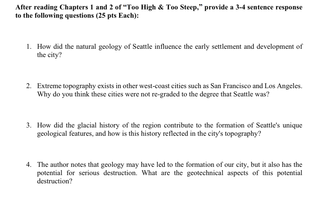 After reading Chapters 1 and 2 of "Too High & Too