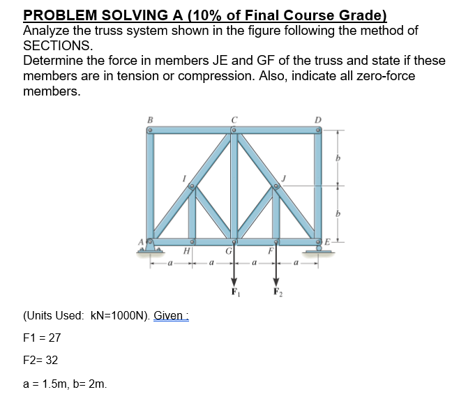 PROBLEM SOLVING A ( 1 0 % of Final Course Grade )