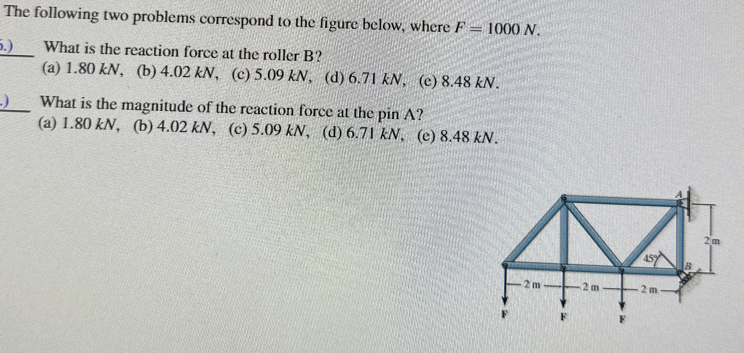 The following two problems correspond to the