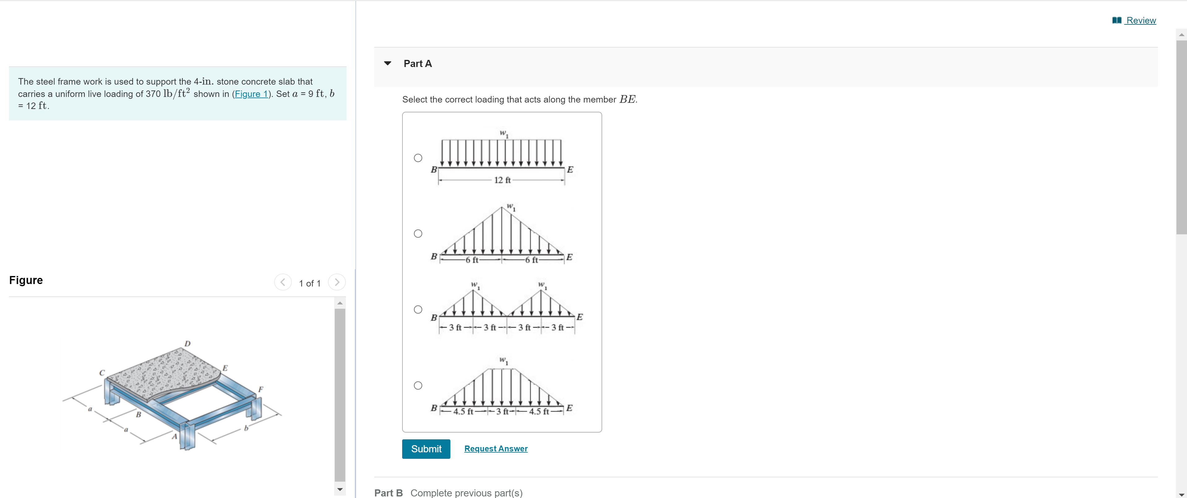 The steel frame work is used to support the 4 -