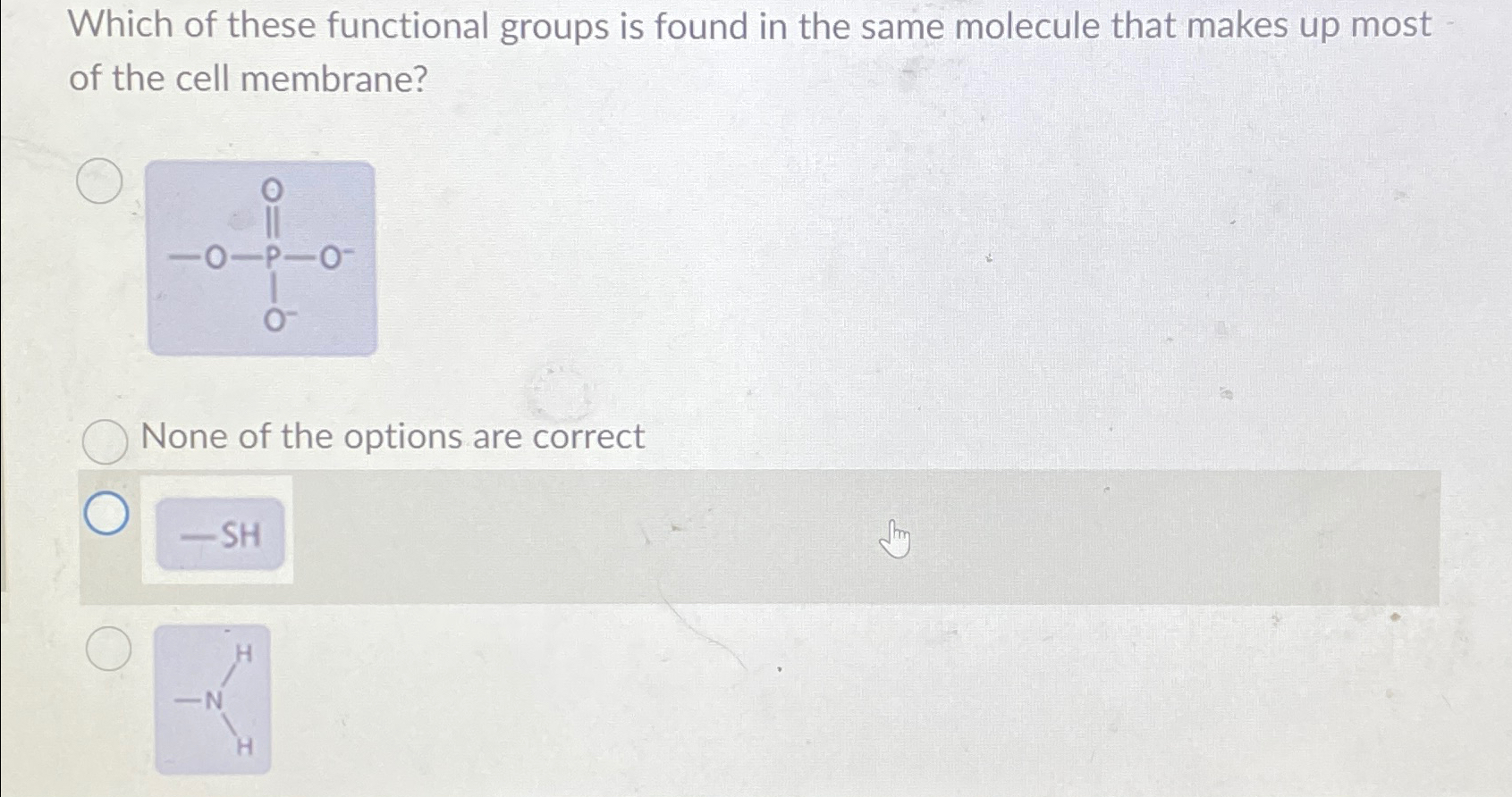 Which of these functional groups is found in the