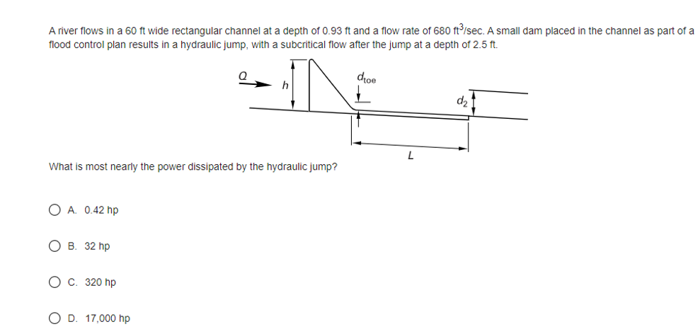 A river flows in a 6 0 f t wide rectangular
