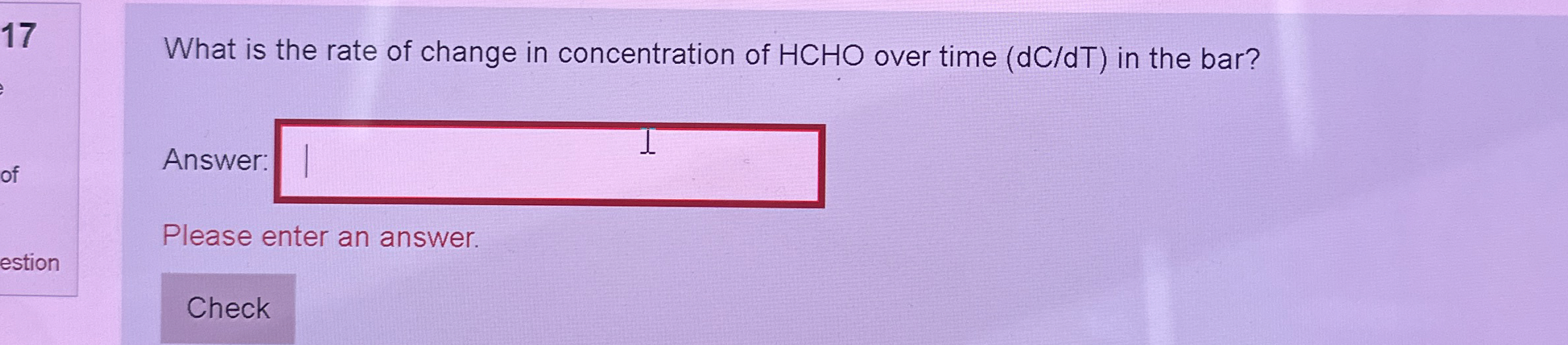 1 7 What is the rate of change in concentration