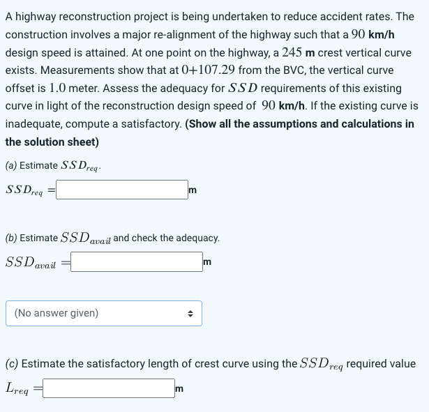 A highway reconstruction project is being